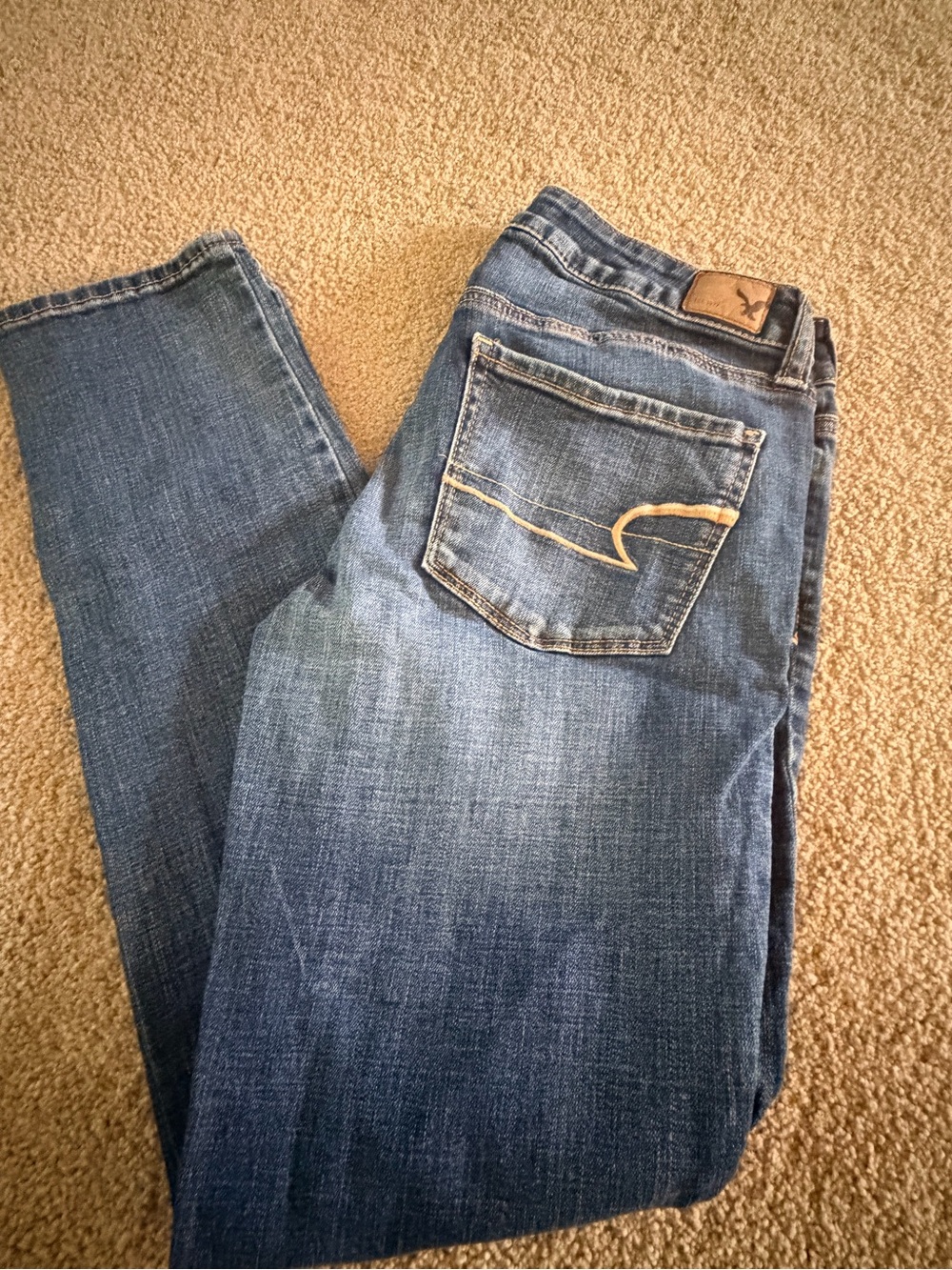 American Eagle Outfitters Skinny Jeans in Medium Blue